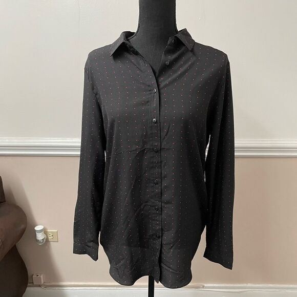 Philosophy Button Up Blouse - Picture 1 of 4